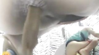 Japanese girl shitting