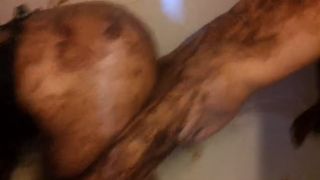 Sucking a shitty cock