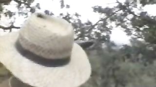 Outdoor scat fuck