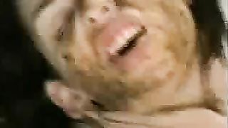 Cum on her shitty face