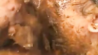 Deepthroating a scat girl