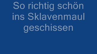 Long turd in his mouth