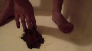 Poop in the tub