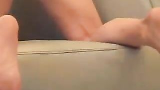 Shitting in doggy style position