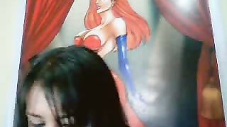 Trying really hard to swallow