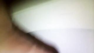 Brown crap on her big tits