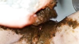Insane mature scat couple