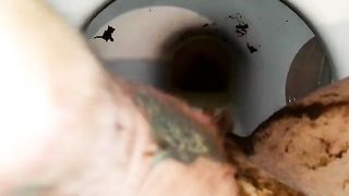 Insane mature scat couple