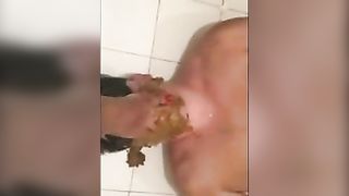 Older slave begging for more