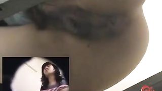 Fast shit in a public bathroom