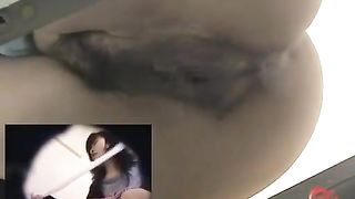 Fast shit in a public bathroom