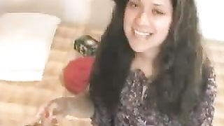 Mature woman pooping