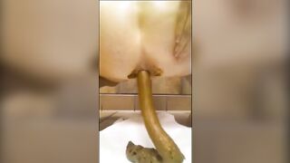 Beautiful creamy tasty shit closeup