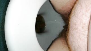 Chubby amateur lady pooping heavily