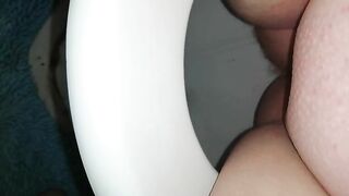 Sexy naked girl and tasty poop