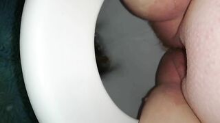 Sexy naked girl and tasty poop