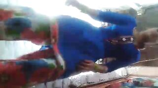 Hot Indian babe piss and poop outdoor