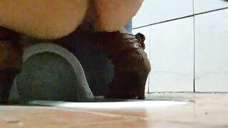 Stealing her sticky shit