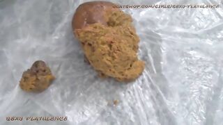 Thick turd from hot ass