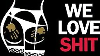 Blonde babe eating her favorite meal