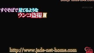 Pretty Japanese pooping babe caught on cam