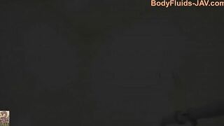 Girl takes a shit in a toilet and then spreads it with her hands