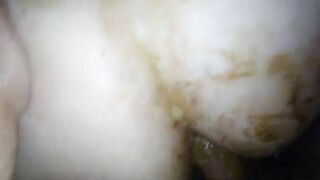 Tasty big booty lady getting drilled from behind