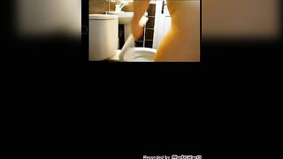 Young smooth ass babe poop teasing