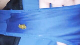 Messy peanut butter poop