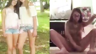 Nice vs sweet young scat babes