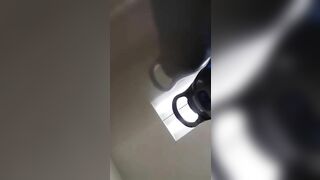 Amateur poo in closeup