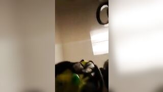 Amateur poo in closeup