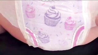 Poopy diaper and messy fuck