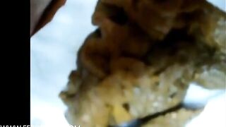 Shit mountain from sexy ass