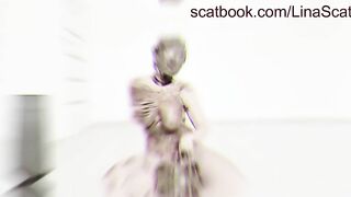 Sticky shit from sexy slut