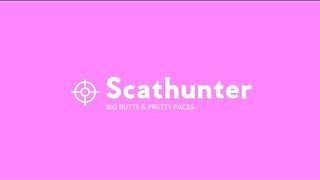 Big booty hot babe poop closeup