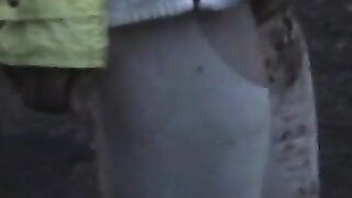 Shorts messing outside