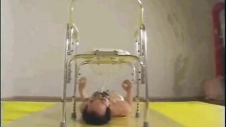 Slave eats shit from toilet