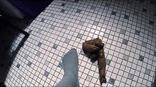 Horny hot babe and thick hard poop