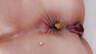 Closeup of sexy big booty and shit