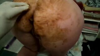 Smearing and ass fingering
