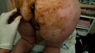Smearing and ass fingering