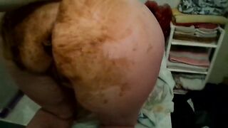 Smearing and ass fingering