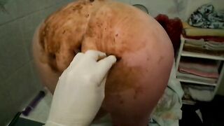 Smearing and ass fingering