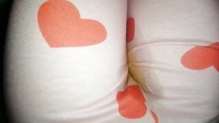 Babe piss and poop in her pajamas