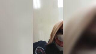 Mature milf poops hard