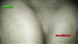 Chubby ass babe riding cock