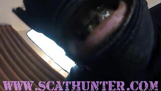 Licking shit from big booty