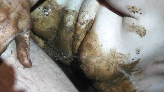 Shit covered wife and hubby