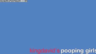 Lovely cute wife and homemade poop